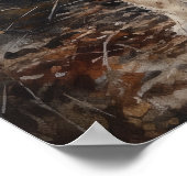 Clumber Spaniel Dog Art Print Poster (Ecke)