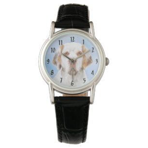 Clumber Spaniel-Gemälde - Süße originelle Hundekun Armbanduhr