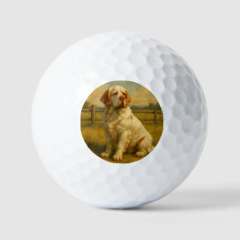Clumber Spaniel Golfball