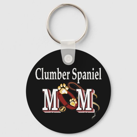 Clumber Spaniel Hund Mama Geschenke Schlüsselanhänger (Vorderseite)
