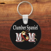 Clumber Spaniel Hund Mama Geschenke Schlüsselanhänger (Vorderseite)