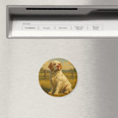 Clumber Spaniel Magnet (In Situ (Geschirrspüler))