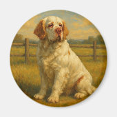 Clumber Spaniel Magnet (Vorne)