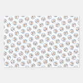 Clumber Spaniel Malerei Niedlich Original Hunde Ku Geschenkpapier Set (Vorderseite 2)