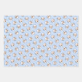 Clumber Spaniel Malerei Niedlich Original Hunde Ku Geschenkpapier Set (Vorderseite)