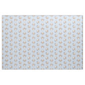 Clumber Spaniel Malerei Niedlich Original Hunde Ku Stoff (Yard (91,4 cm))