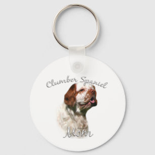 Clumber Spaniel Mama 2 Schlüsselanhänger
