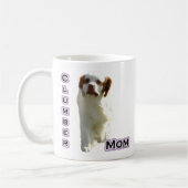 Clumber Spaniel Mama 4 Kaffeetasse (Links)