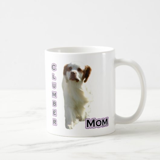 Clumber Spaniel Mama 4 Kaffeetasse (Rechts)