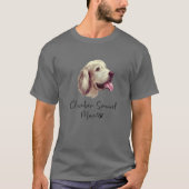 Clumber Spaniel Mama Niedlich Welppy Dog Eigentüme T-Shirt (Vorderseite)