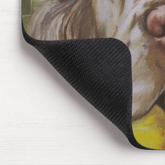 Clumber Spaniel Mousepad (Ecke)