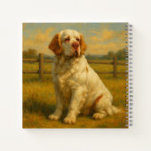 Clumber Spaniel Notizblock (Rückseite)