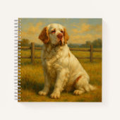 Clumber Spaniel Notizblock (Vorderseite)