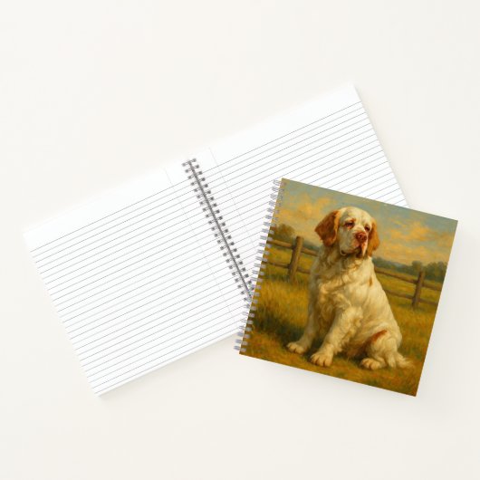 Clumber Spaniel Notizblock (Innenseite)
