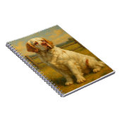 Clumber Spaniel Notizblock (Rechte Seite)