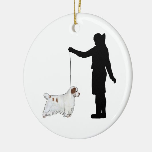 Clumber Spaniel Ornament (Links)