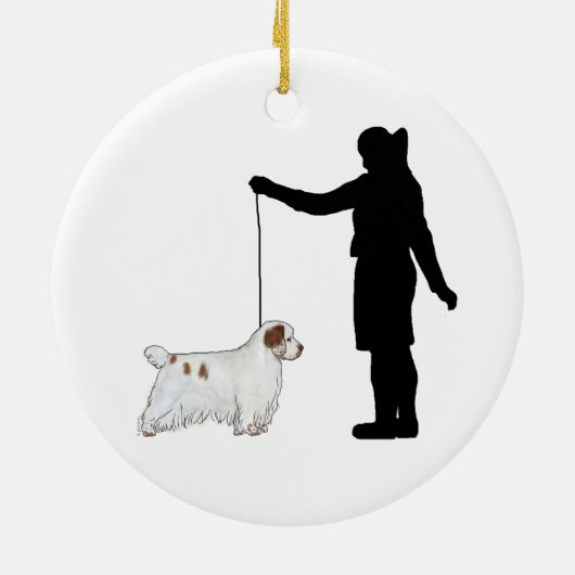 Clumber Spaniel Ornament (Hinten)