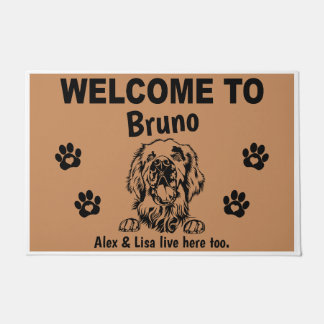 Clumber Spaniel Personalized Door Mat Doormat Fußmatte