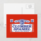 Clumber Spaniel Postkarte (Vorne/Hinten)