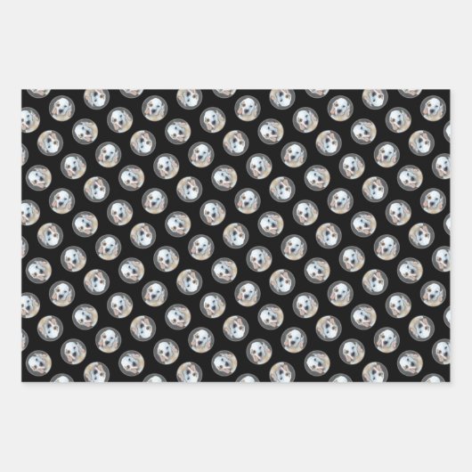 Clumber Spaniel Puppy Painting Original Dog Art Geschenkpapier Set (Vorderseite 3)