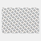 Clumber Spaniel Puppy Painting Original Dog Art Geschenkpapier Set (Vorderseite 2)