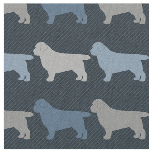 Clumber Spaniel Stoff (Nahaufnahme)