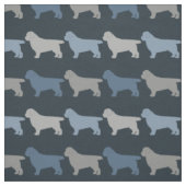 Clumber Spaniel Stoff (Muster)