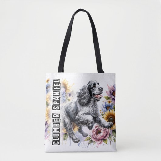 Clumber Spaniel Tasche (Vorderseite)