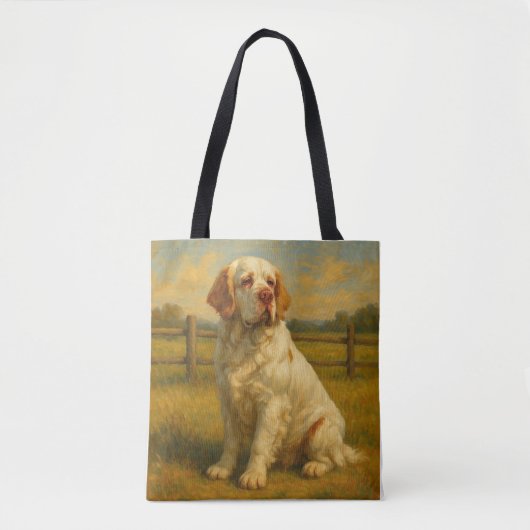 Clumber Spaniel Tasche (Vorderseite)