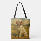 Clumber Spaniel Tasche (Rückseite)