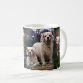 Clumber Spaniel-Tasse Kaffeetasse (VorderseiteRechts)