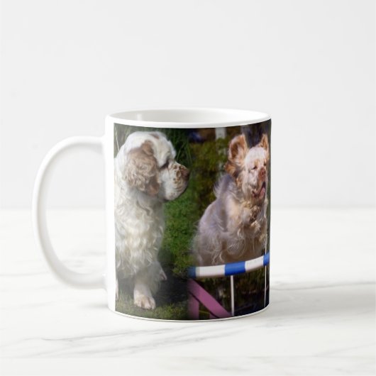 Clumber Spaniel-Tasse Kaffeetasse (Links)