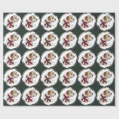 Clumber Spaniel Weihnachten Geschenkpapier (Flach)