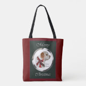 Clumber Spaniel Weihnachten Tasche (Rückseite)
