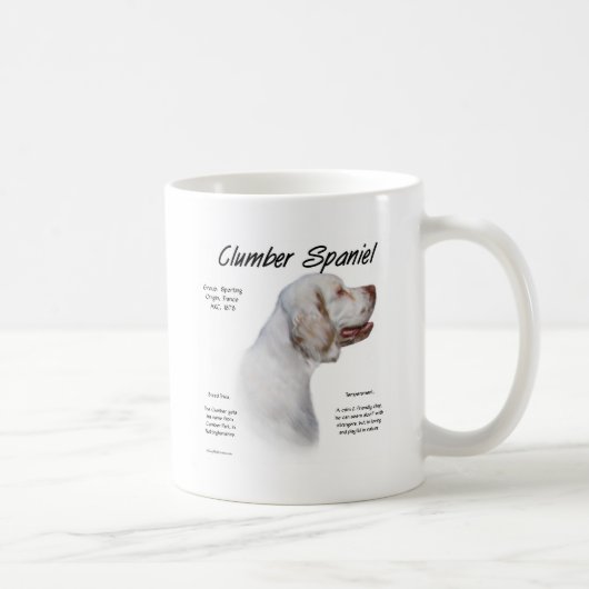 Clumber Spanisch History Design Kaffeetasse (Rechts)