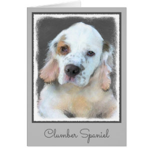 Clumber Spanischmalerei - Niedliche Original Dog A