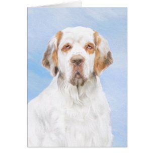 Clumber Spanischmalerei - Niedliche Original Dog A