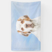 Clumber Spanischmalerei - Niedliche Original Dog A Banner (Vertikal)