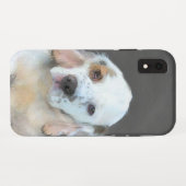 Clumber Spanischmalerei - Niedliche Original Dog A Case-Mate iPhone Hülle (Rückseite (Horizontal))