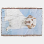 Clumber Spanischmalerei - Niedliche Original Dog A Decke (Vorderseite)
