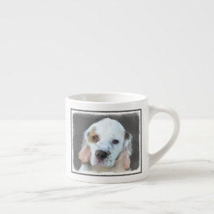 Clumber Spanischmalerei - Niedliche Original Dog A Espressotasse