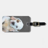 Clumber Spanischmalerei - Niedliche Original Dog A Gepäckanhänger (Vorderseite horizontal)