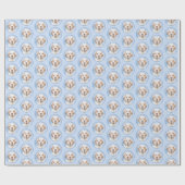 Clumber Spanischmalerei - Niedliche Original Dog A Geschenkpapier (Flach)