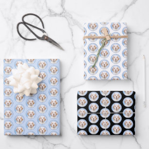 Clumber Spanischmalerei - Niedliche Original Dog A Geschenkpapier Set