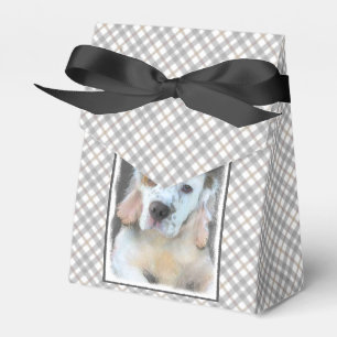 Clumber Spanischmalerei - Niedliche Original Dog A Geschenkschachtel