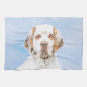 Clumber Spanischmalerei - Niedliche Original Dog A Geschirrtuch