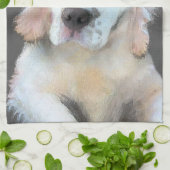 Clumber Spanischmalerei - Niedliche Original Dog A Handtuch (Gefaltet)