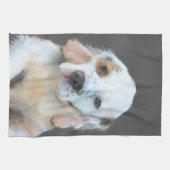 Clumber Spanischmalerei - Niedliche Original Dog A Handtuch (Horizontal)