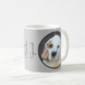 Clumber Spanischmalerei - Niedliche Original Dog A Kaffeetasse (VorderseiteRechts)