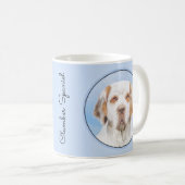 Clumber Spanischmalerei - Niedliche Original Dog A Kaffeetasse (VorderseiteRechts)